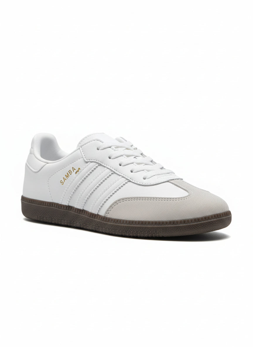 Unisex Samba White Retro Sneakers Shoes