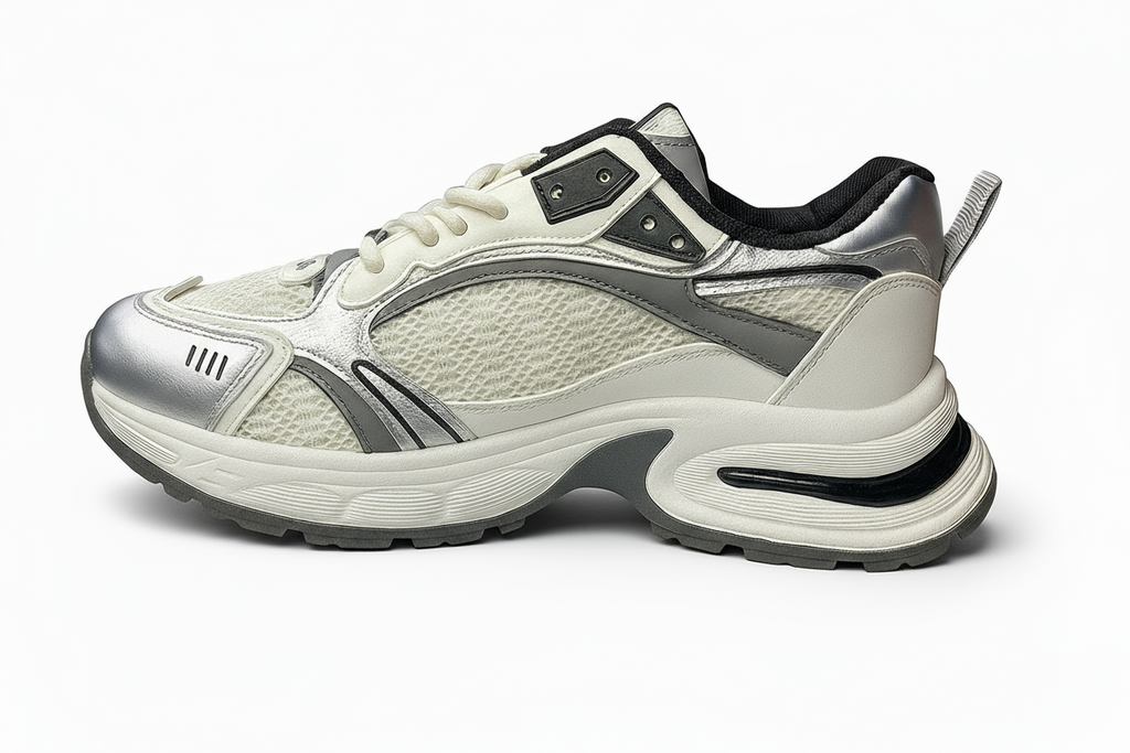 Silver X-Run Jogger Sneakers