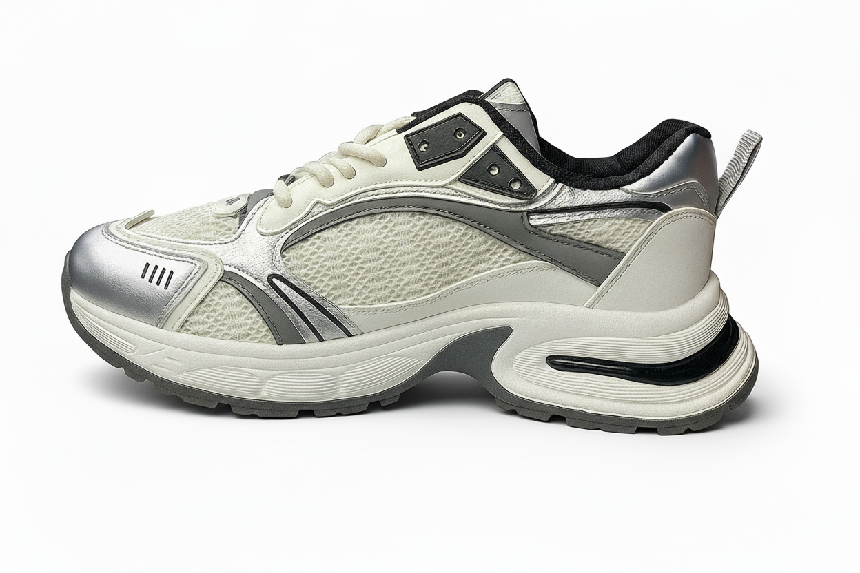 Silver X-Run Jogger Sneakers