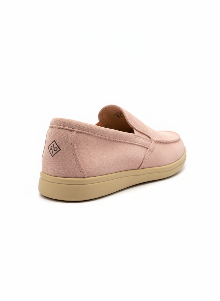 Blush Suede Casual Loafers